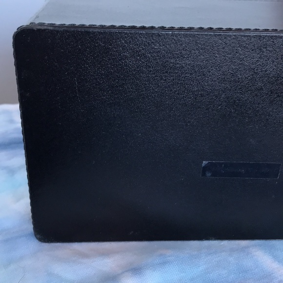 4 Slot Watch Jewelry Box Black Leather - Picture 7 of 9